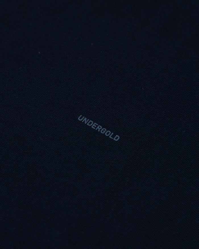 Basics Tiny Logo Regular Fit Tshirt Navy Blue