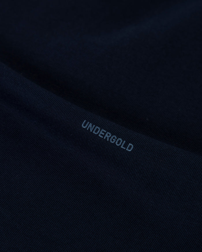 Basics Tiny Logo Regular Fit Tshirt Navy Blue