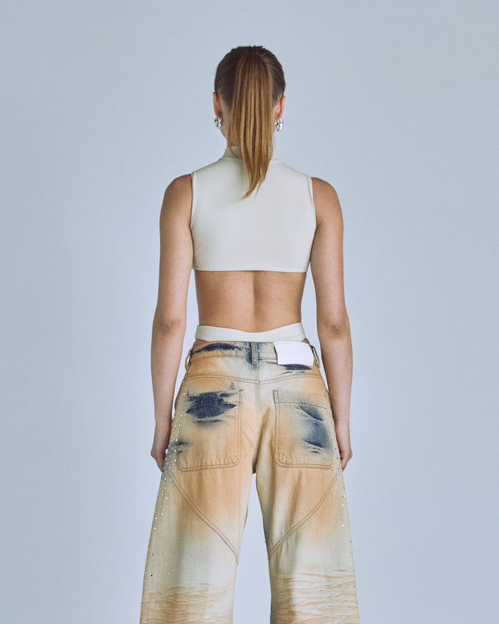 Basics Underboob Bodysuit Cream