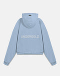 Basics Undergold Boxy Fit Hoodie Light Blue