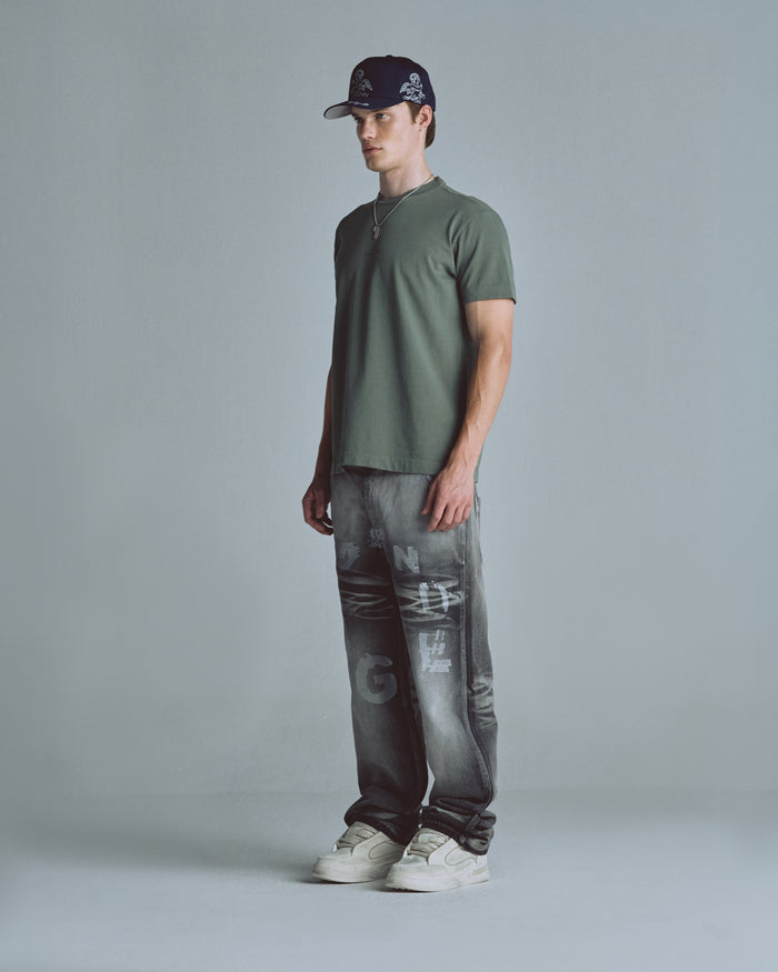Basics Undergold Company Regular Fit Tshirt Olive Green