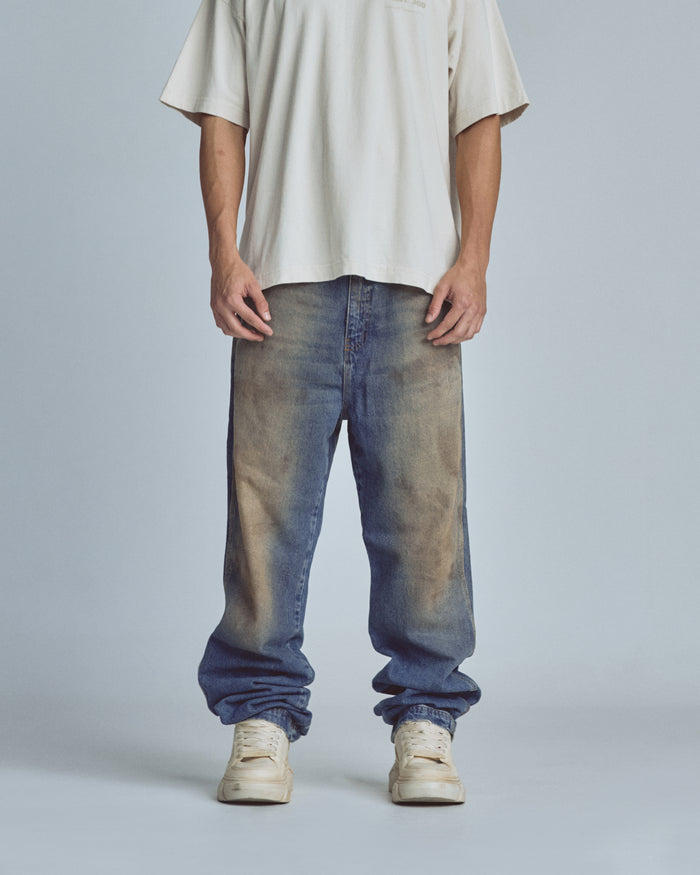 Basics UNDERGOLD Regular Jean Mechanic Blue