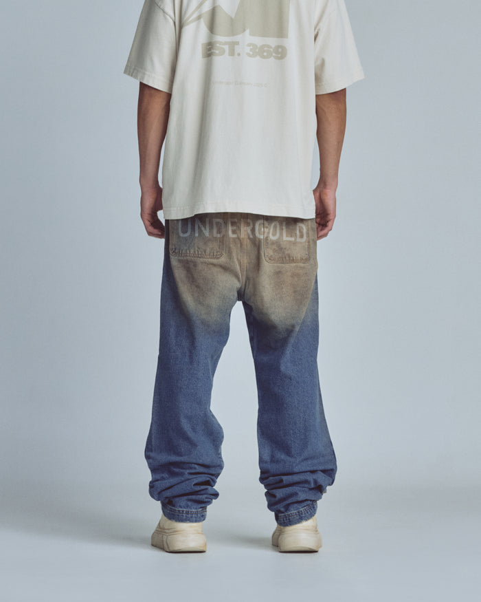 Basics UNDERGOLD Regular Jean Mechanic Blue