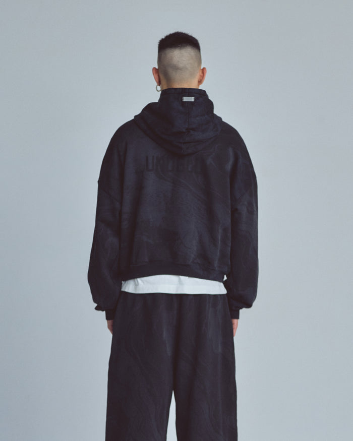 Basics UNDGLD Boxy Hoodie Oiled Black
