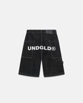 Basics UNDGLD Denim Jort Black
