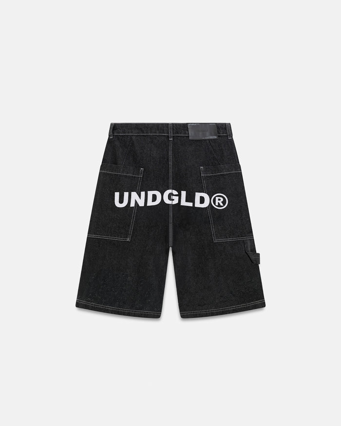 Basics UNDGLD Denim Jort Black