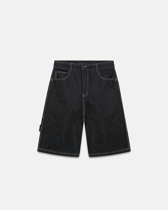 Basics UNDGLD Denim Jort Black