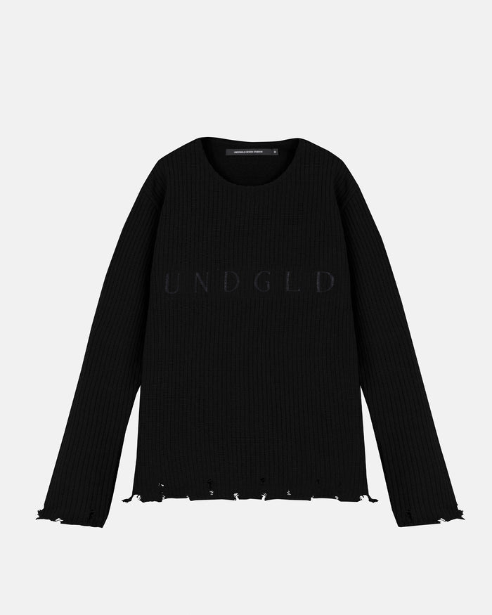 Basics UNDGLD Destroyed Knit Sweater