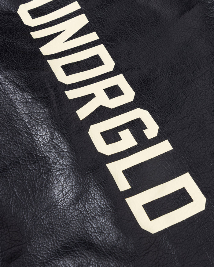 Basics UNDGLD Elastic-hem Bomber Jacket Black