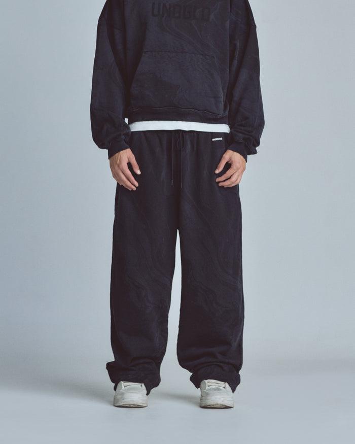 Basics UNDGLD Straight Pants Oiled Black