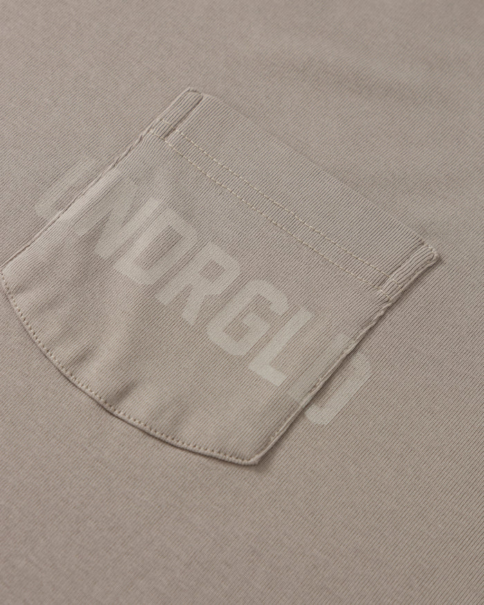 Basics UNDRGLD Boxy Fit Pocket Tshirt Light Brown