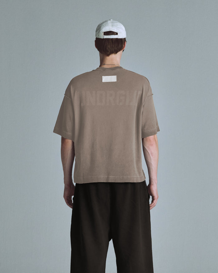 Basics UNDRGLD Boxy Fit Pocket Tshirt Light Brown