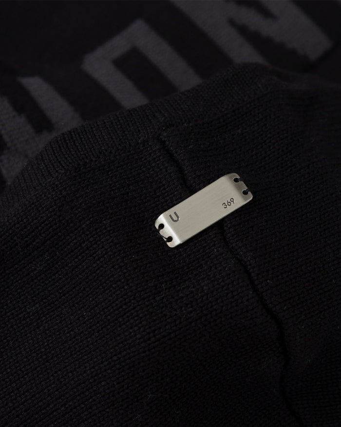 Basics UNDRGLD Knitted Hoodie Black