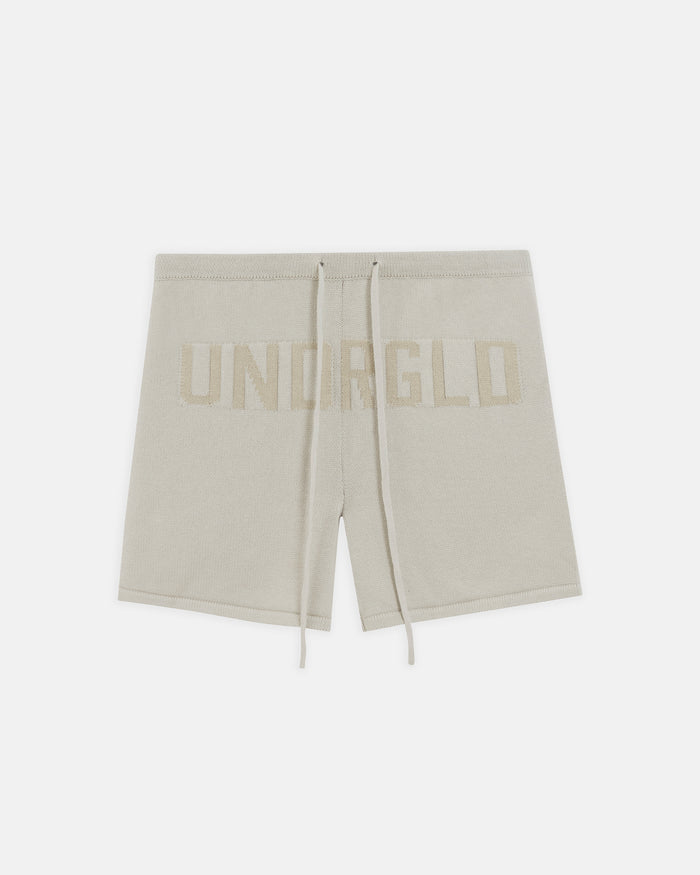 Basics UNDRGLD Knitted Shorts Cream