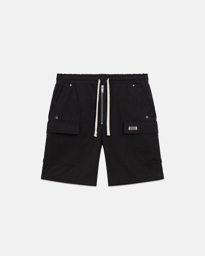 Basics Utility Zippered Shorts Black