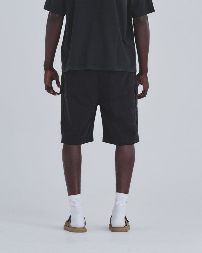 Basics Utility Zippered Shorts Black