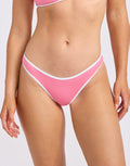 Seafolly Beach Bound Hipster Bikini Pant - Begonia Pink - Simply Beach UK