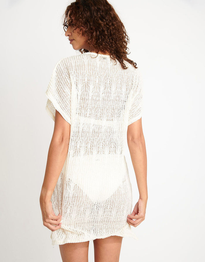 Banana Moon Beachsoul Zinia Mini Dress - Ecru - Simply Beach UK