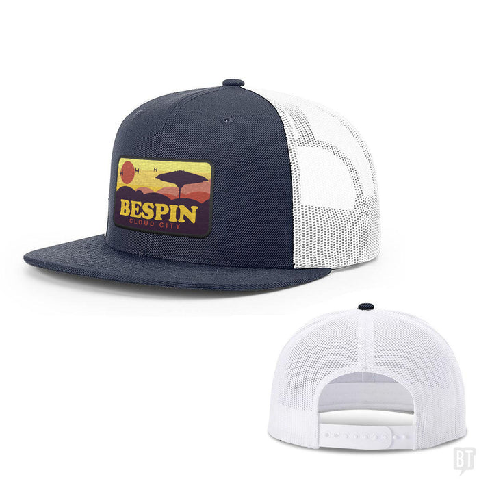 Snapback Flatbill / Navy and White / One Size