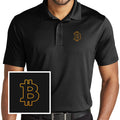 Bitcoin Outline Polo Shirt
