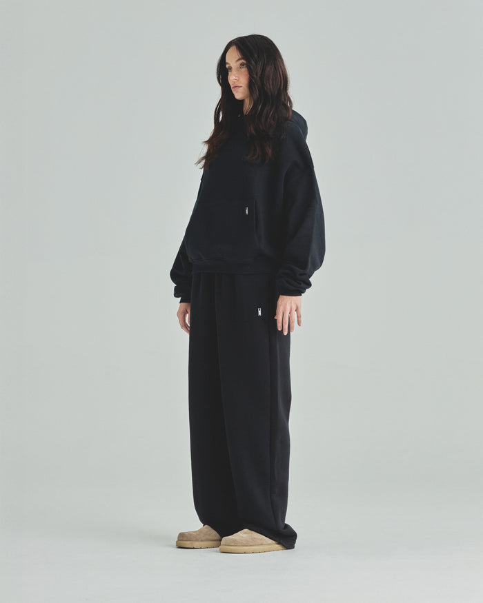 Blanks Boxy Fit Hoodie Black