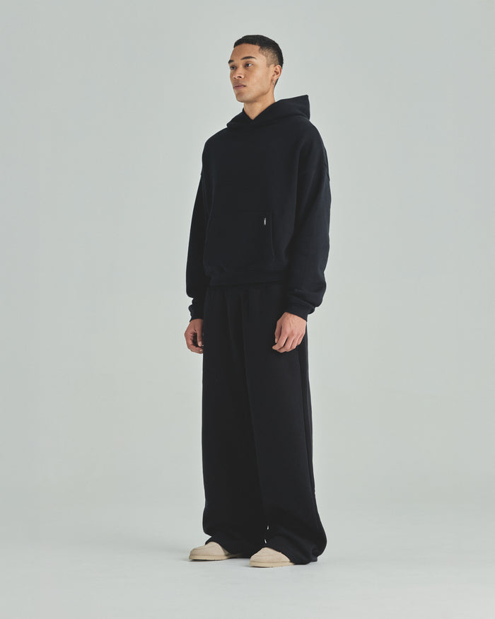 Blanks Boxy Fit Hoodie Black