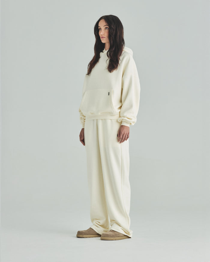 Blanks Boxy Fit Hoodie Cream