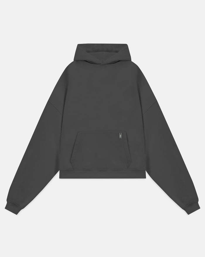 Blanks Boxy Fit Hoodie Gray