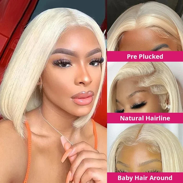 Blonde Straight Bob Wig