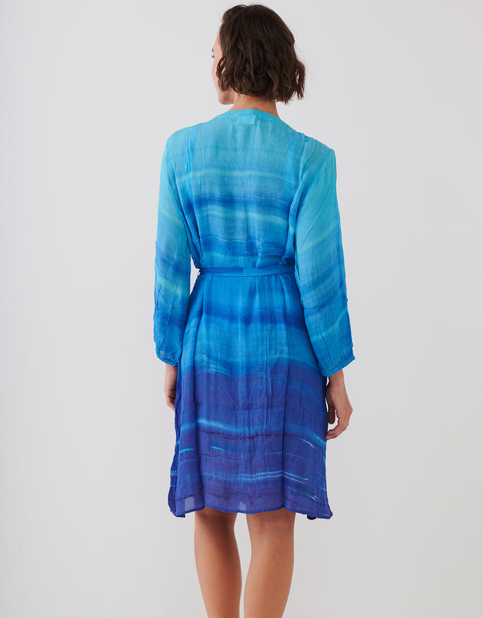 Charmline Blue Symphony Beach Shirt - Aqua Flow - Simply Beach UK