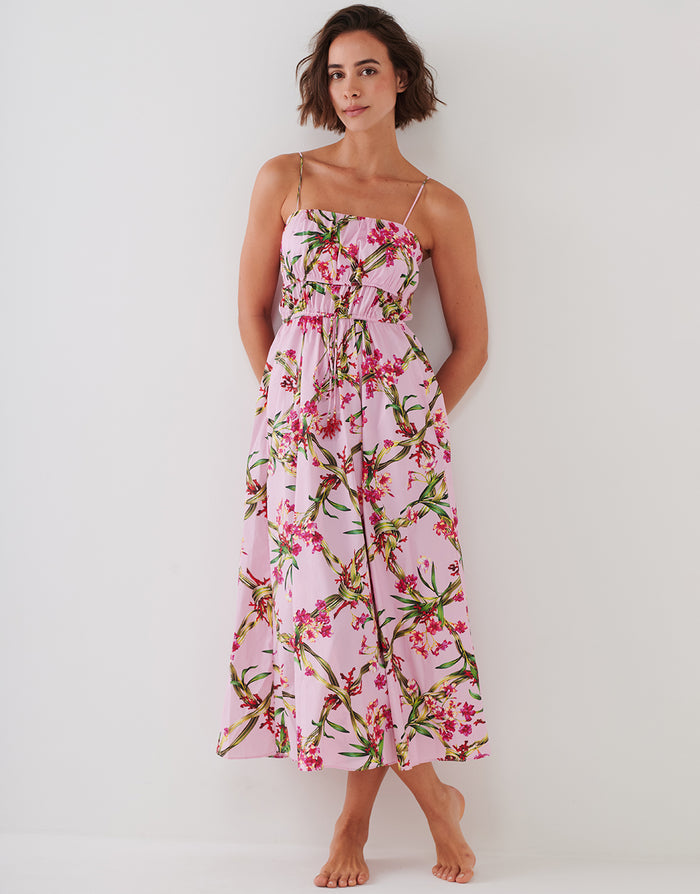 Maryan Mehlhorn Botanique Dress - Tangy Pink - Simply Beach UK