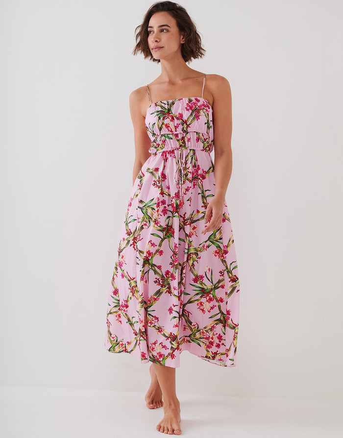 Maryan Mehlhorn Botanique Dress - Tangy Pink - Simply Beach UK