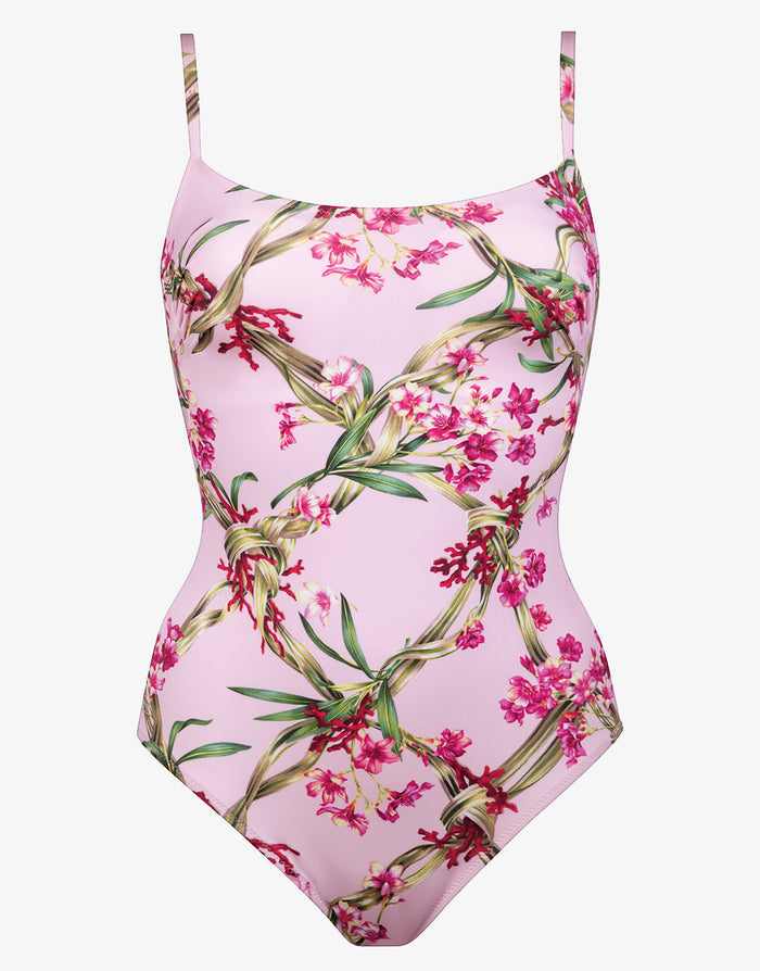 Maryan Mehlhorn Botanique Tank Swimsuit - Tangy Pink - Simply Beach UK