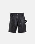Capsule Basic Pleather Shorts Black