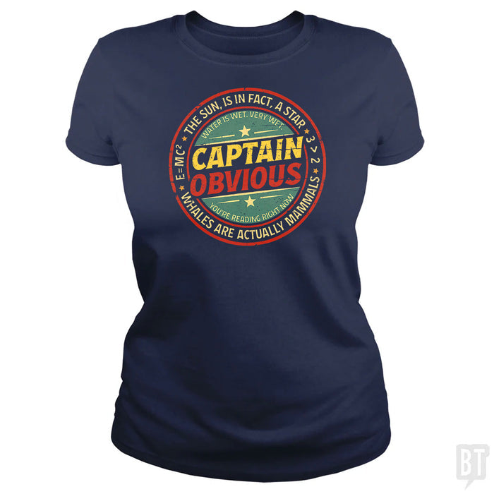 Classic Ladies Tee / Navy Blue / S