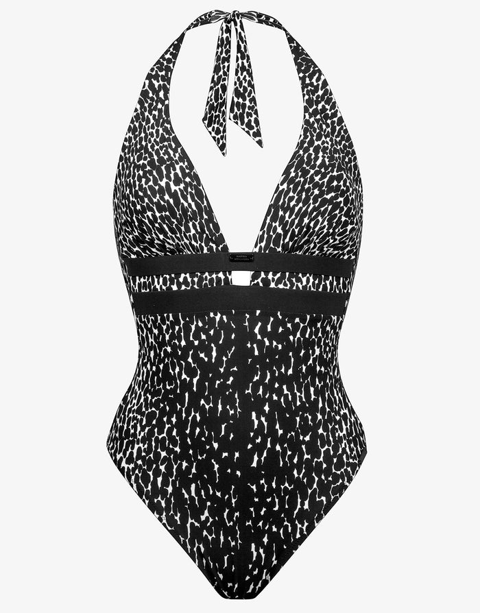 Capture Halter Swimsuit - Black - Simply Beach UK
