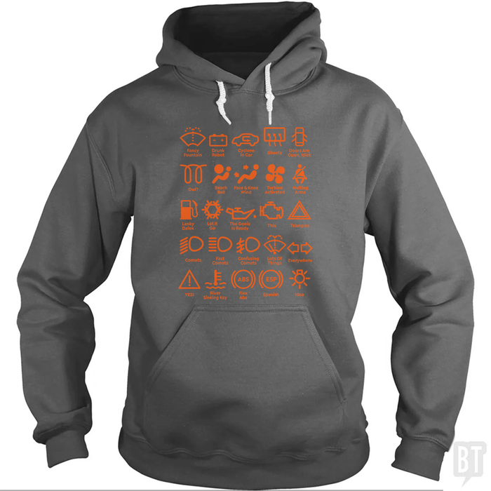 Car Dashboard Lights Hoodie