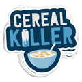 Cereal Killer Vinyl Sticker - BustedTees.com