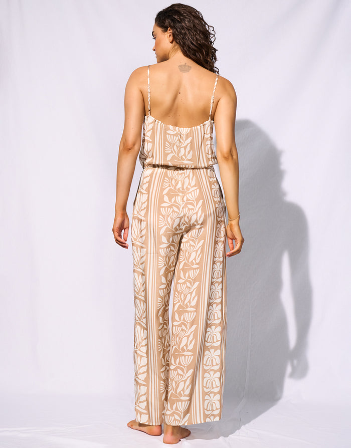 Watercult Coastal Bohemia Jumpsuit - Sand Cotton - Simply Beach UK