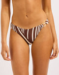 Seafolly Coastline High Cut Bikini Pant - Cocoa - Simply Beach UK