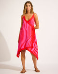 Seafolly Coastline Scarf Wrap Dress - Flame - Simply Beach UK