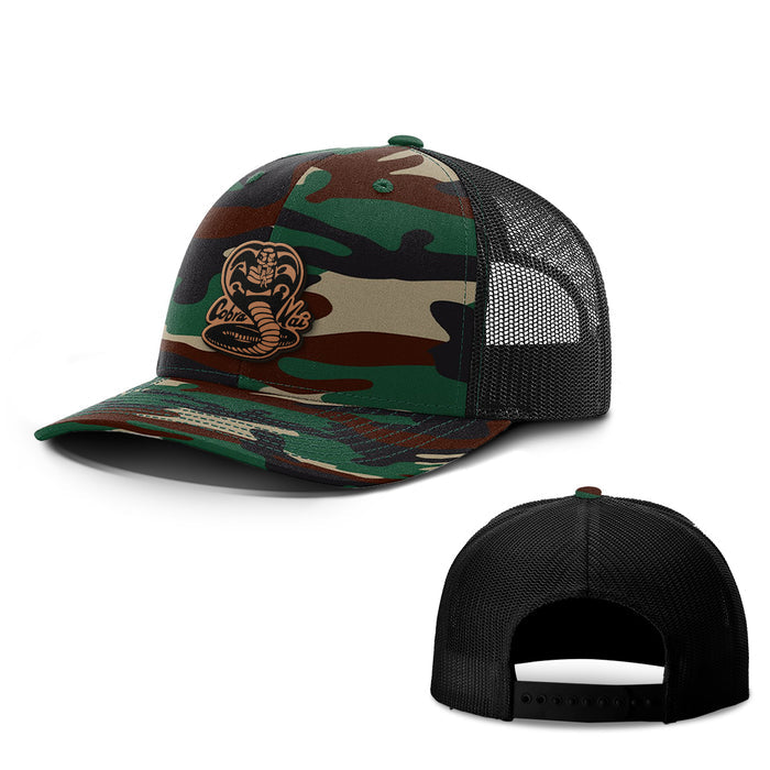 Snapback Trucker / Green Camo and Black / One Size