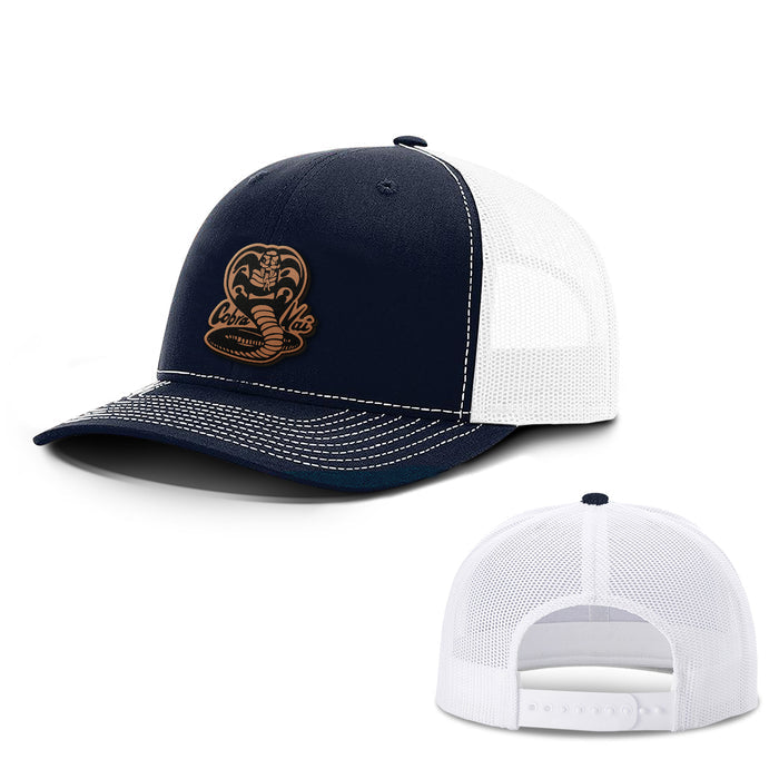 Snapback Trucker / Navy and White / One Size