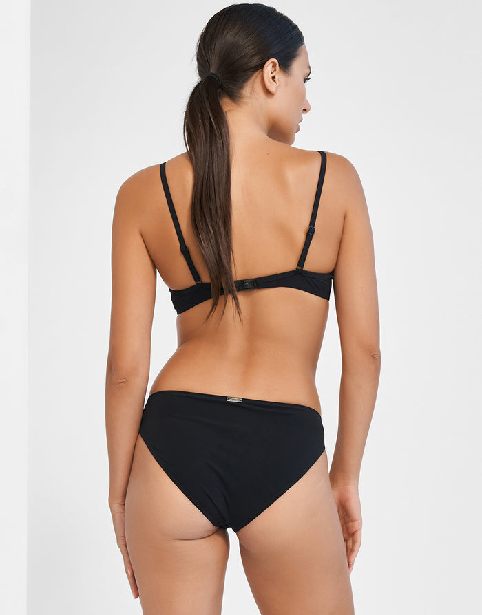Code Underwired Bikini Top - Black - Simply Beach UK