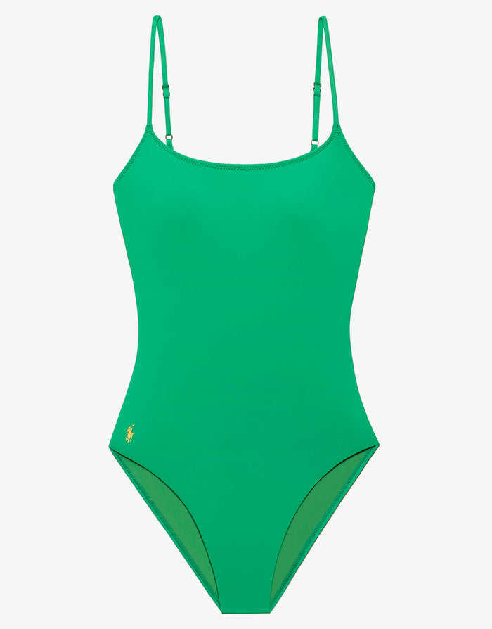 Polo Ralph Lauren Color Shop Kennedy Swimsuit - Aloe - Simply Beach UK