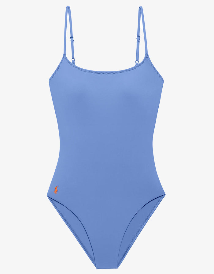 Polo Ralph Lauren Color Shop Kennedy Swimsuit - Periwinkle - Simply Beach UK