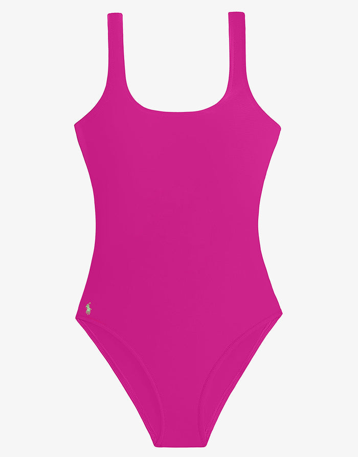 Polo Ralph Lauren Color Shop Martinique Swimsuit - Hot Pink - Simply Beach UK