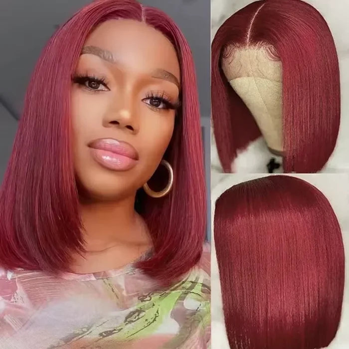 Colored Straight Bob Wig