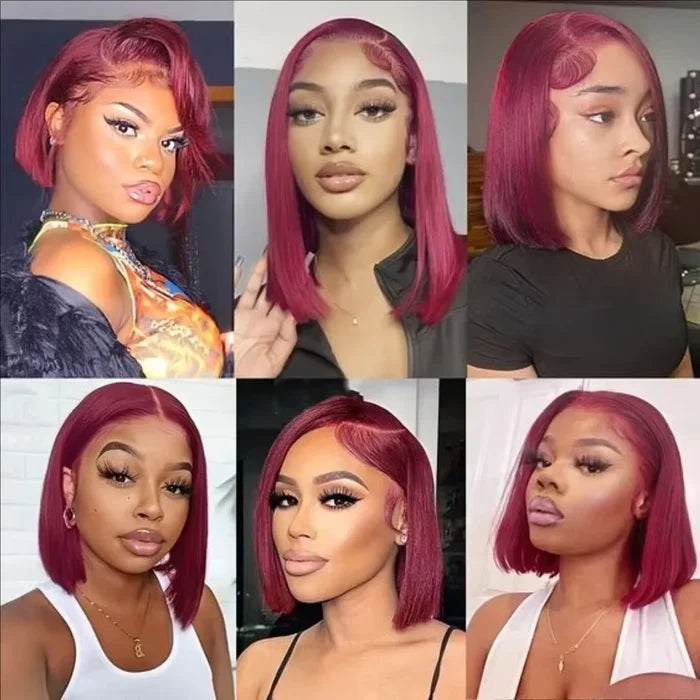 Colored Straight Bob Wig
