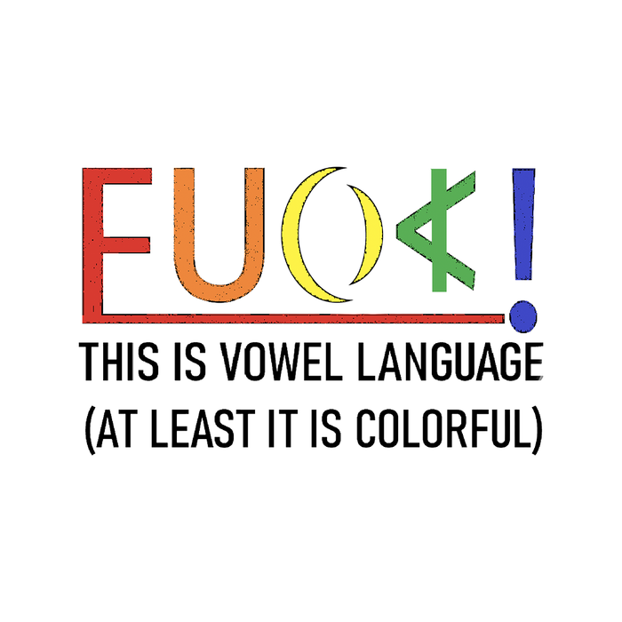 Colorful Language Tank Top